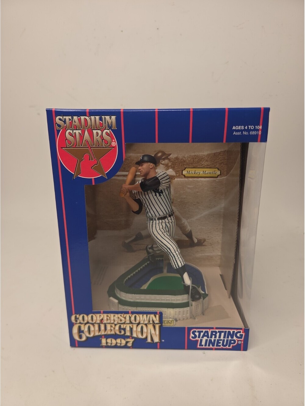 Starting Lineup Stadium Stars Mickey Mantle Baseball Cooperstown 1997 Mint